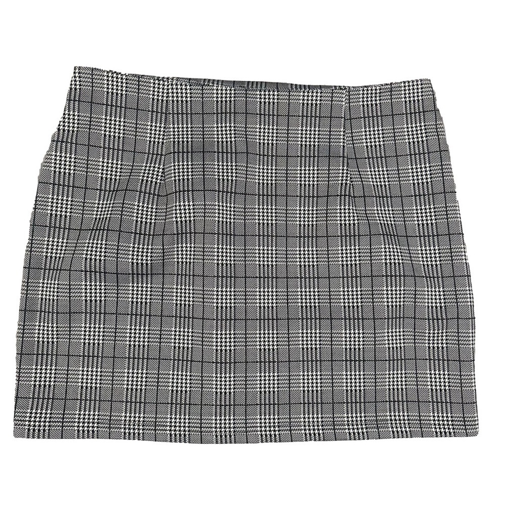 NWT Plaid Pencil Skirt‎ XL Mini DarkAcademia Clueless Office Siren CorpCore Sexy